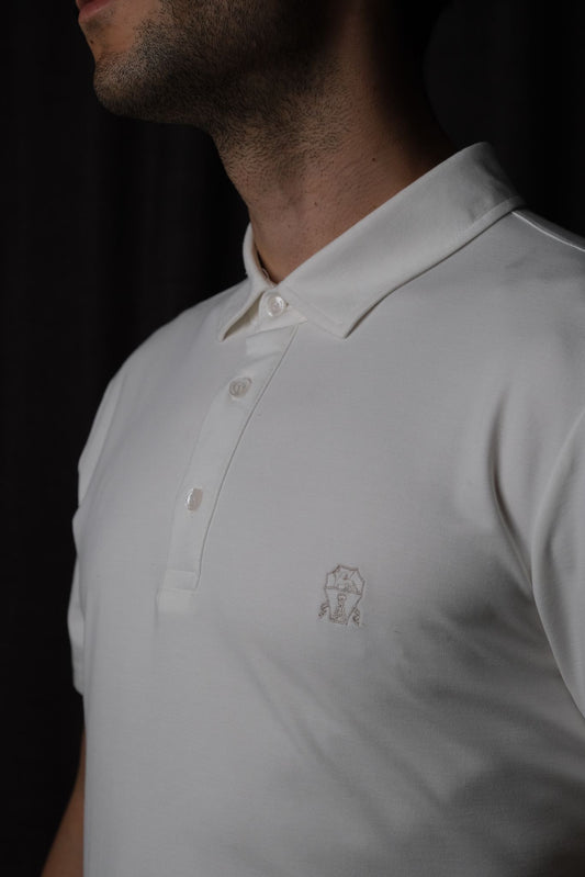 Erkek Beyaz Kısa Kollu Tişört